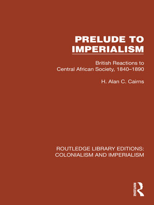cover image of Prelude to Imperialism